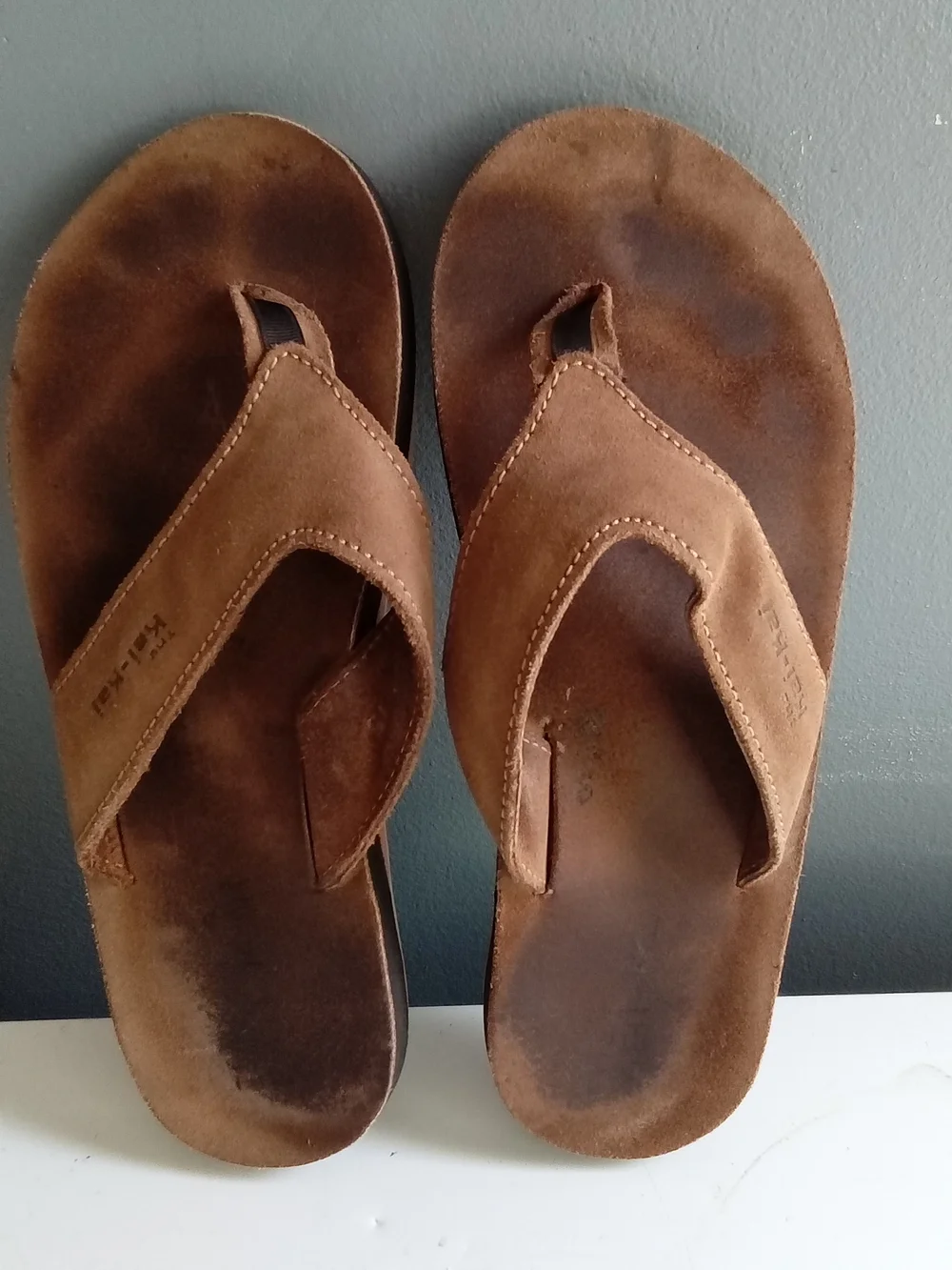 Kai-Kai Key‎ West Florida Mens Brown Comfort Flip Flops Thong Sandals Size 11